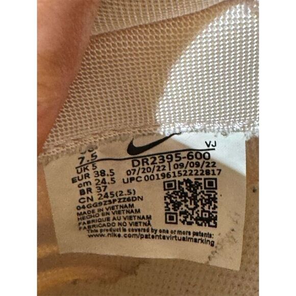 Nike Air Max Dawn Sneakers Light Soft Pink 7.5 Comfy Athletic Retro Athleisure - Picture 10 of 10